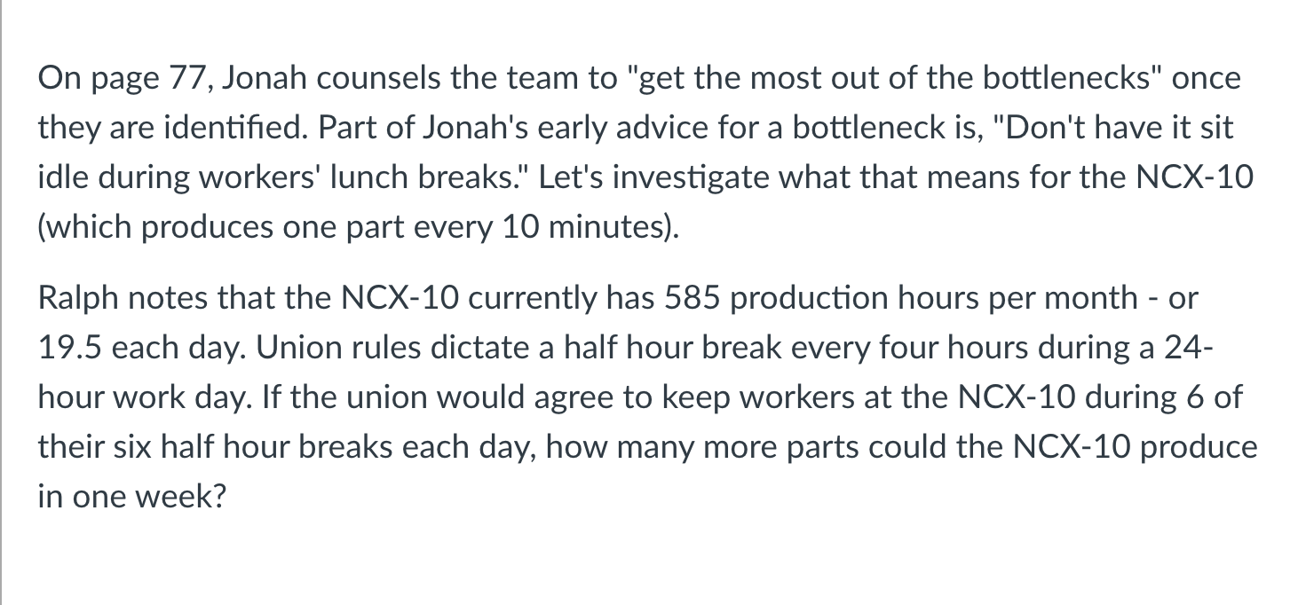 On page 77 , Jonah counsels the team to "get the