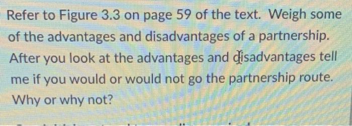 Refer to Figure 3.3 on page 59 of the text. Weigh