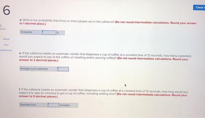Check 6 Problem 7-19 (Algo) A cafeteria serving