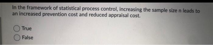 In the framework of statistical process control,