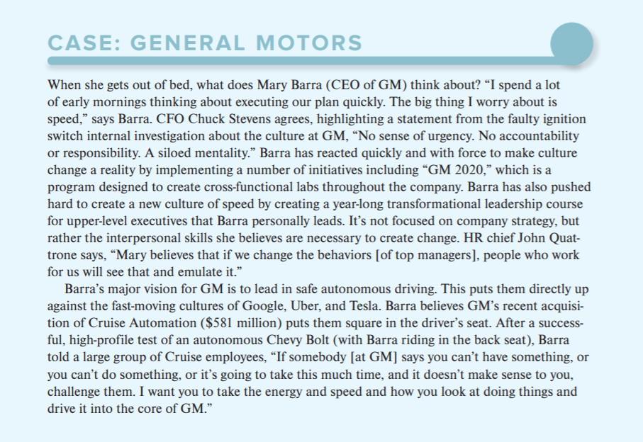 MGT301 (Organization behavior ) Please answer