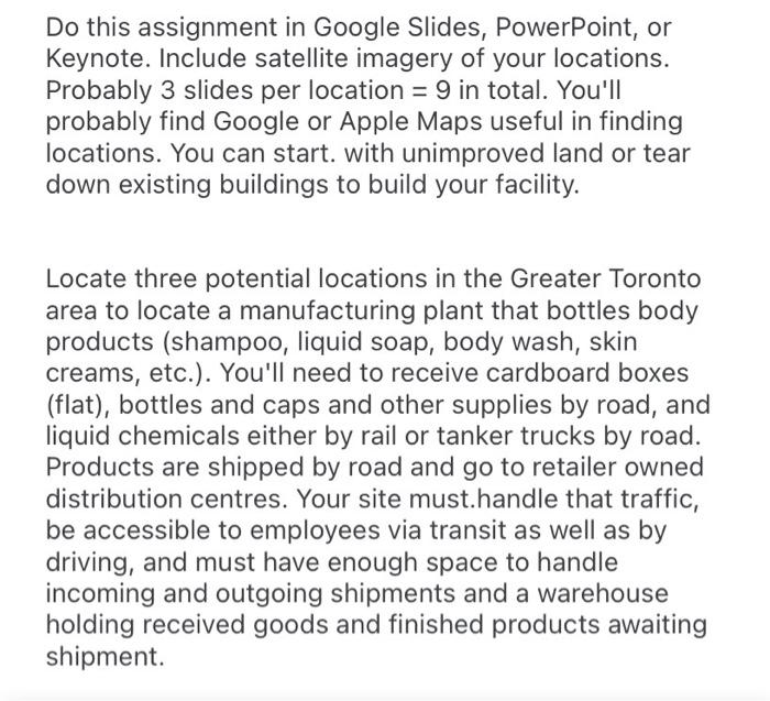 other than starbucks Do this assignment in Google