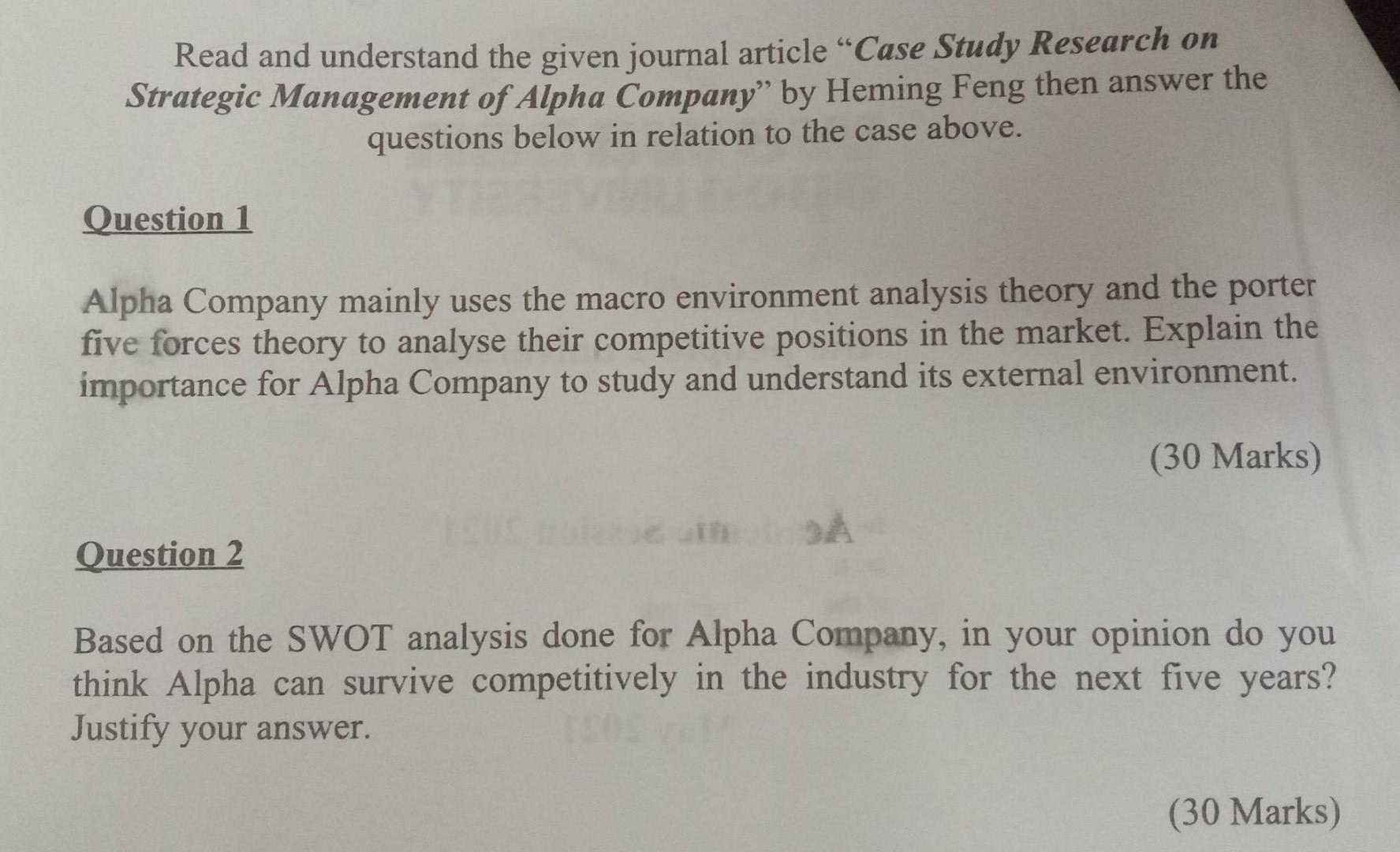 Read and understand the given journal article