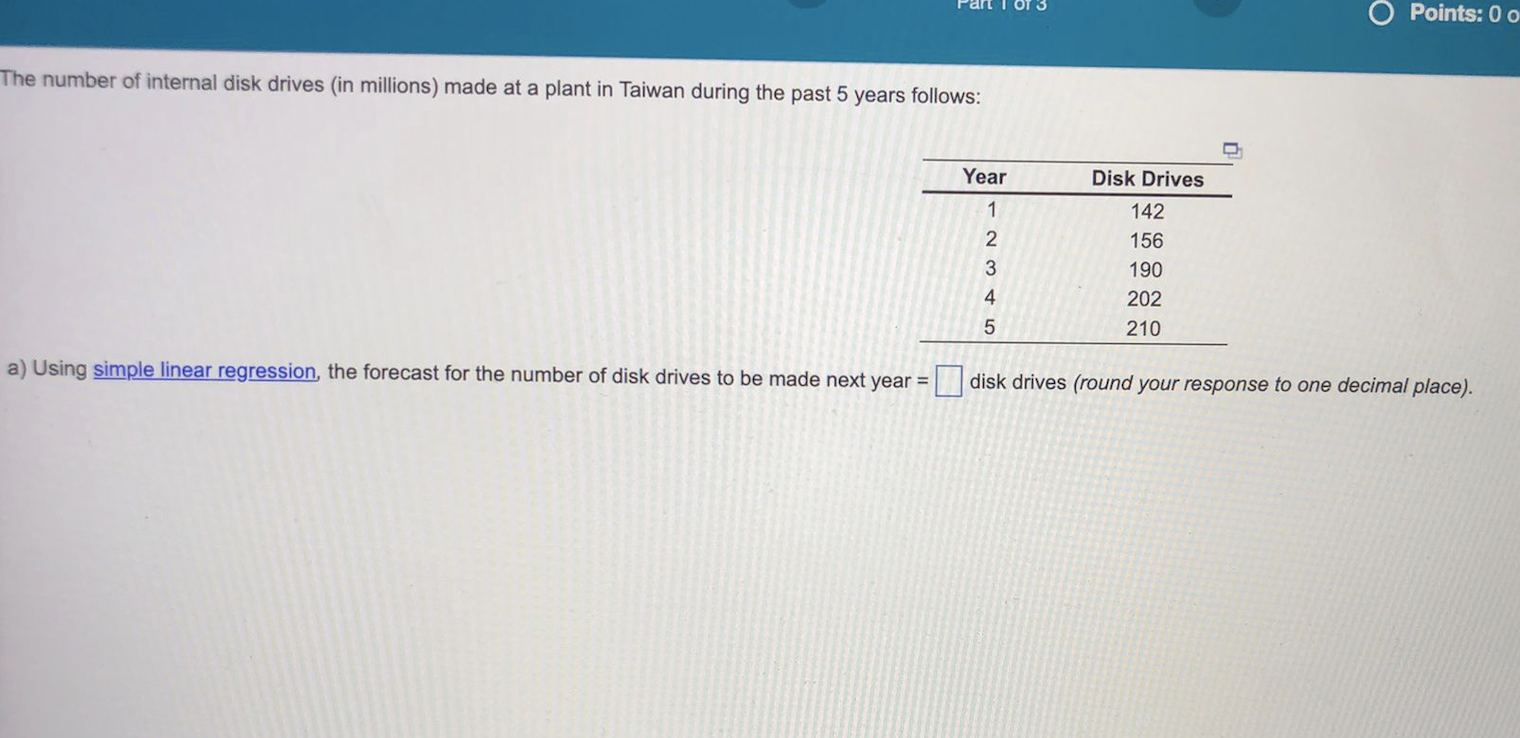 O Points: 0 0 The number of internal disk drives