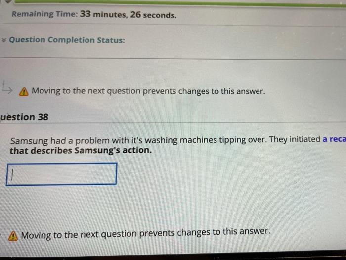 Remaining Time: 33 minutes, 26 seconds. *