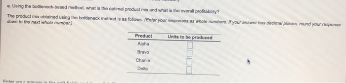 c. Using the bottleneck-based method, what is the