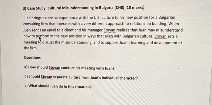 3) Case Study: Cultural Misunderstanding in