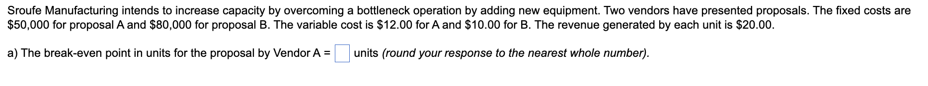 Sroufe Manufacturing intends to increase capacity