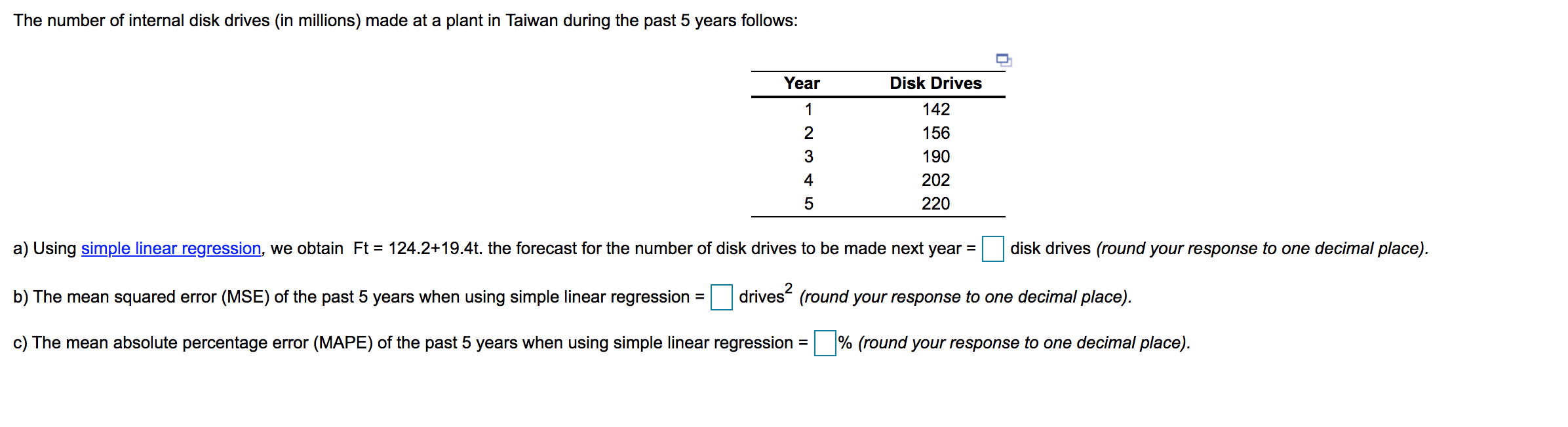 The number of internal disk drives (in millions)