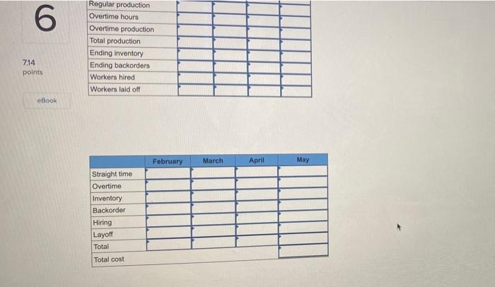 Help Save & tale 6 7.14 Di Plan production for a