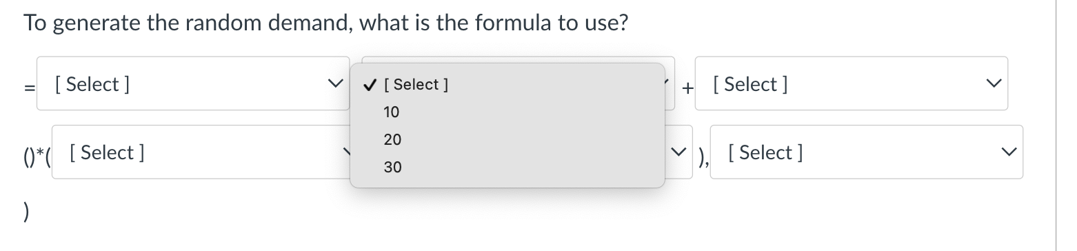Please fill out formula. Each picture shows the