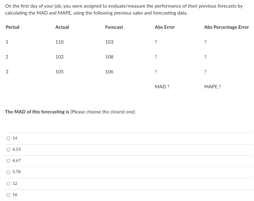 On the first day of your job, you were assigned