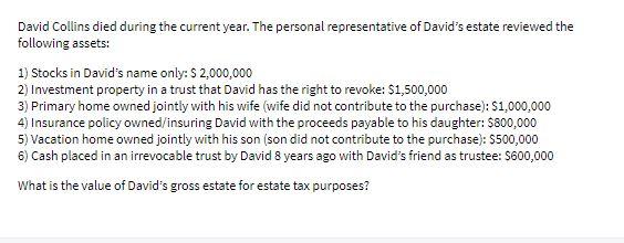 answer must be in 100-200 words David Collins