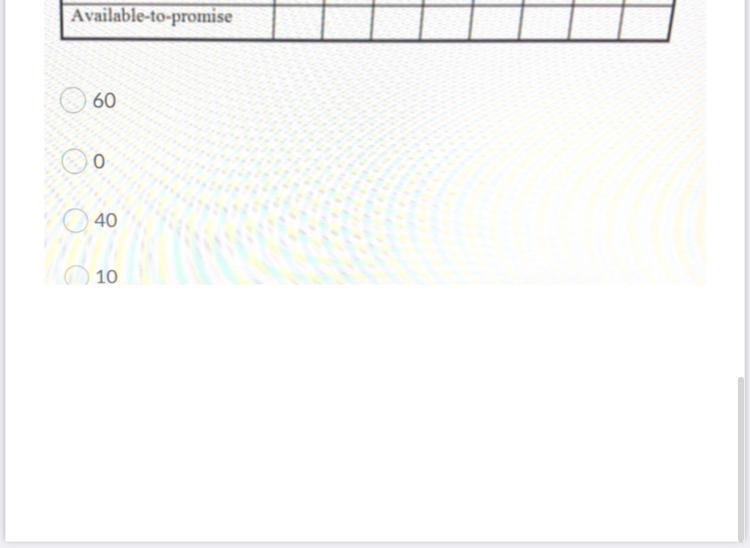 Question 39 (1 point) Use the information in