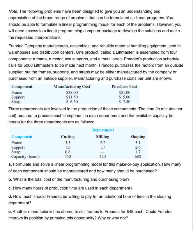 Note: The following problems have been designed