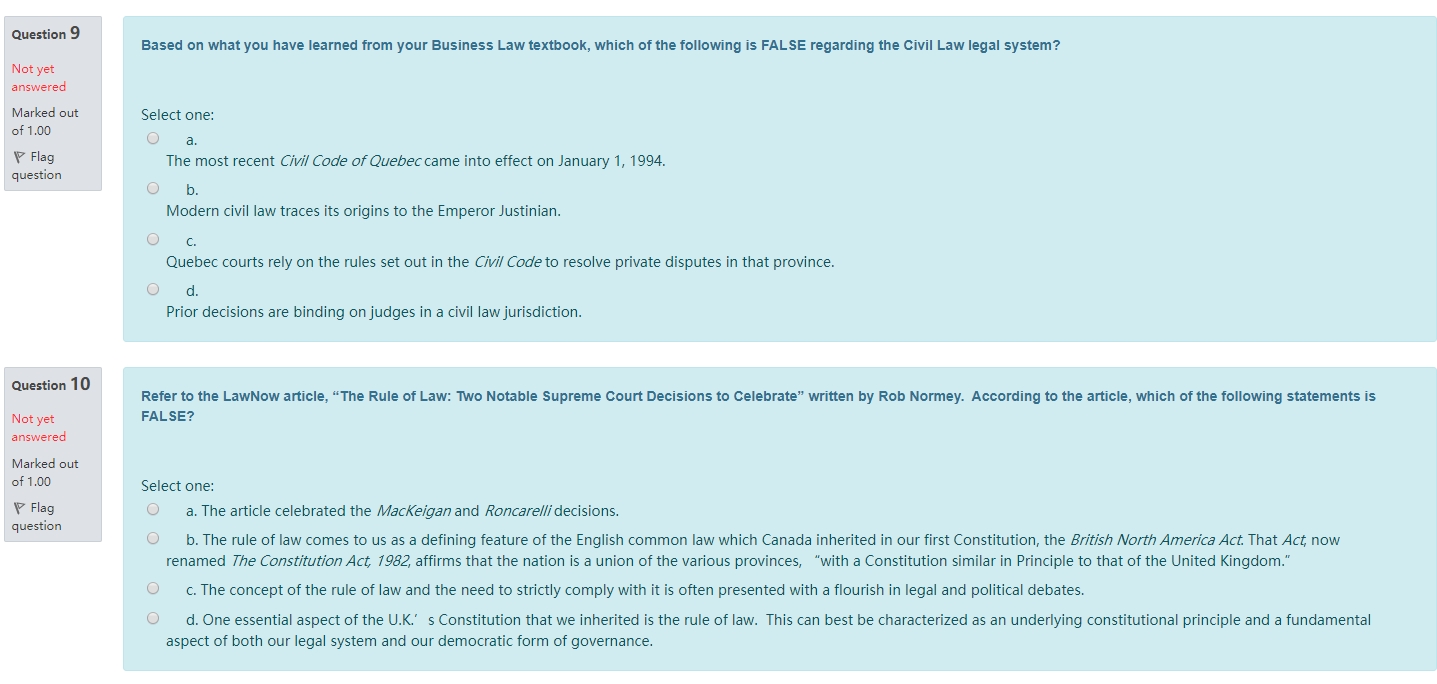 Question 9 Based on what you have learned from