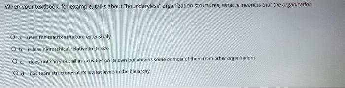 When your textbook, for example, talks about