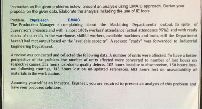Instructions indicated on photo. Need answer with