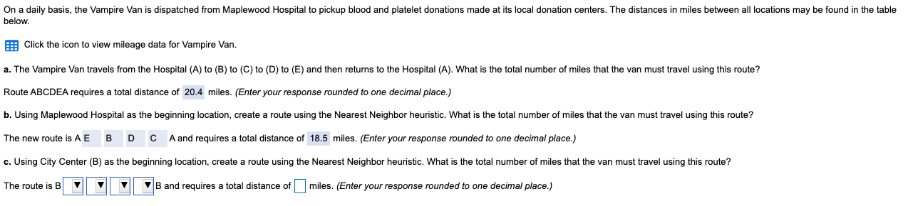 On a daily basis, the Vampire Van is dispatched