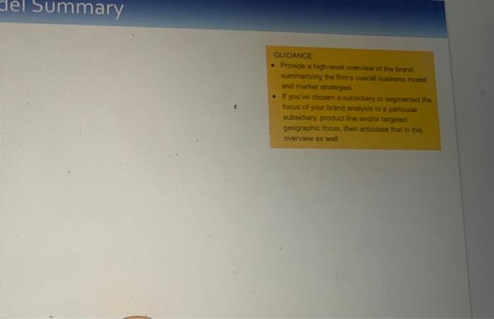 amazon is the brand del Summary GUIDANCE Provide