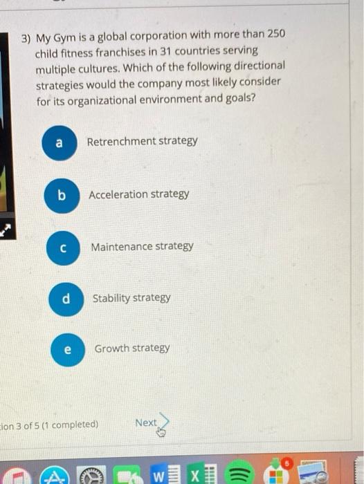 3) My Gym is a global corporation with more than