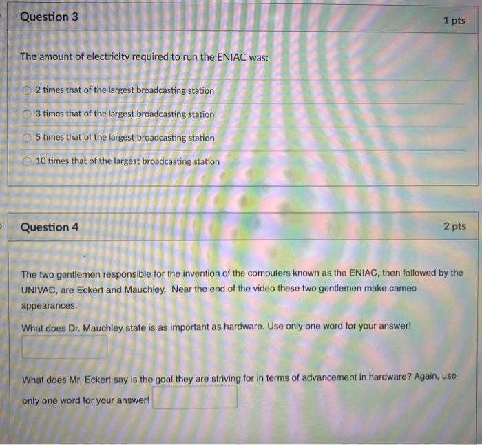 The amount of electricity required to run the