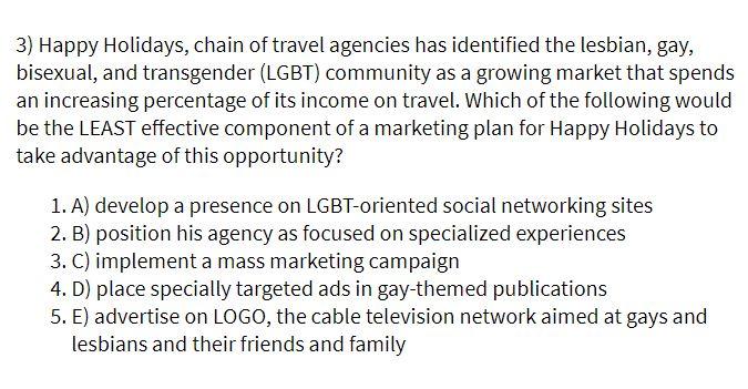 3) Happy Holidays, chain of travel agencies has