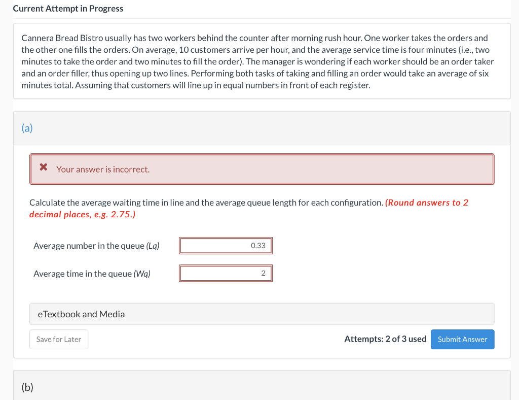 Current Attempt in Progress Cannera Bread Bistro