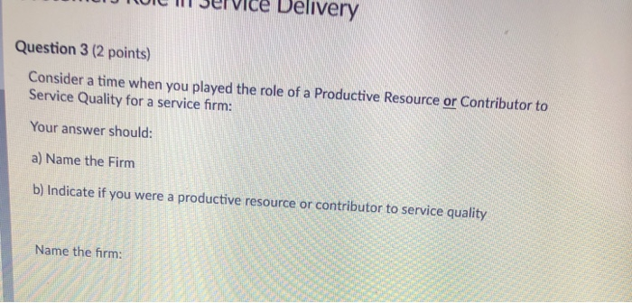 Five Dimensions of Students Services Question 1