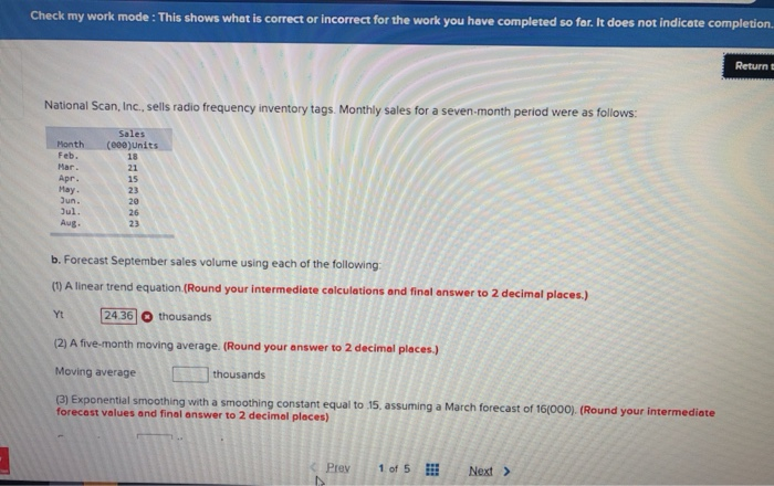 Check my work mode: This shows what is correct or