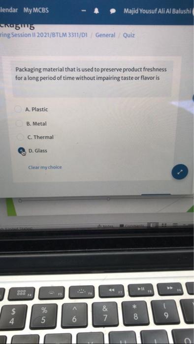 write one answer only Packaging material that is