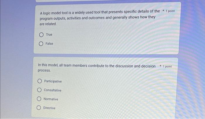 as soon as possible A logic model tool is a