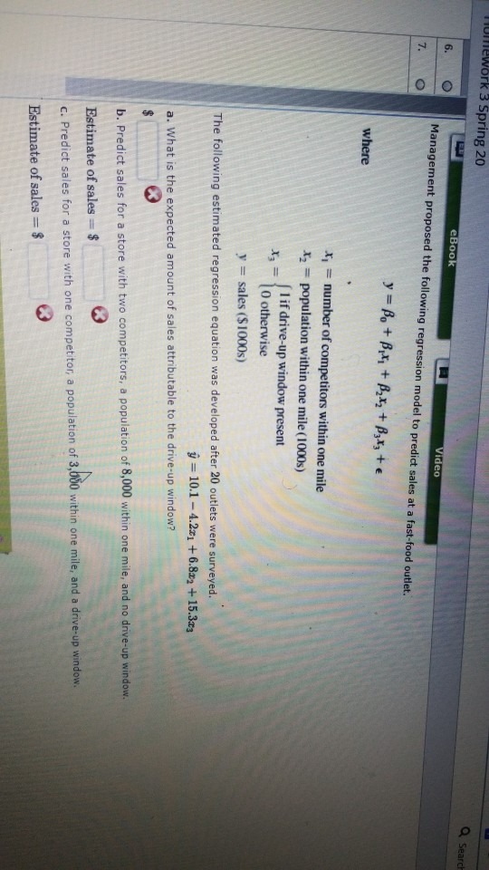 Homework 3 Spring 20 a Search 6. O eBook