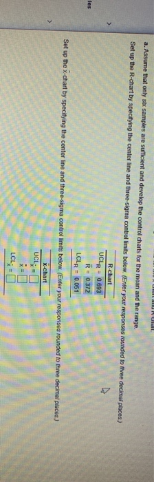 what is the x chart answers need the answer ASAP