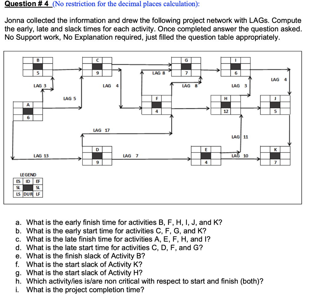 Question # 4 (No restriction for the decimal