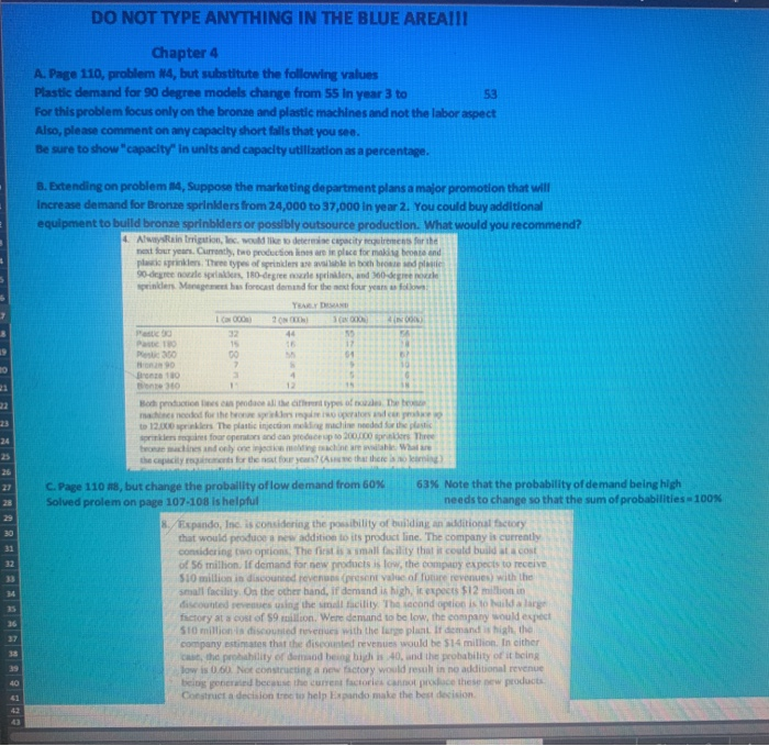 DO NOT TYPE ANYTHING IN THE BLUE AREAIII Chapter