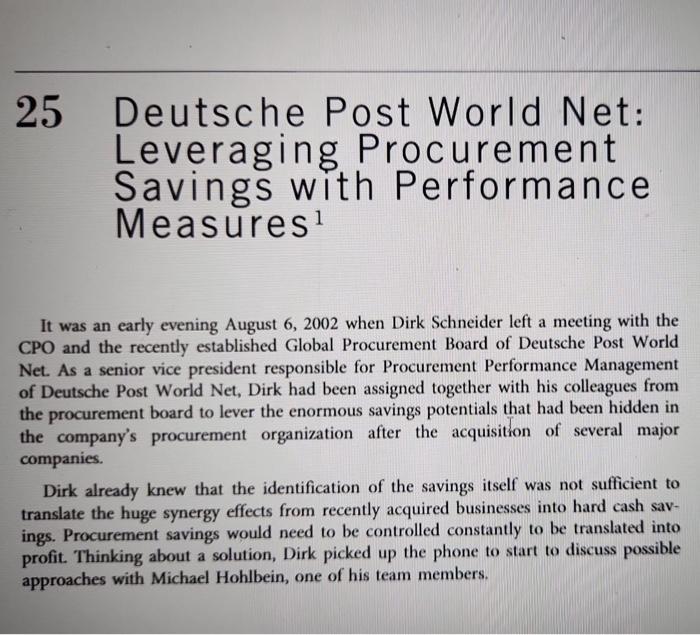 please read this case and answer questions 25