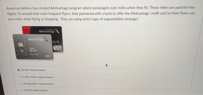 helpp American Airlines has created AAdvantage