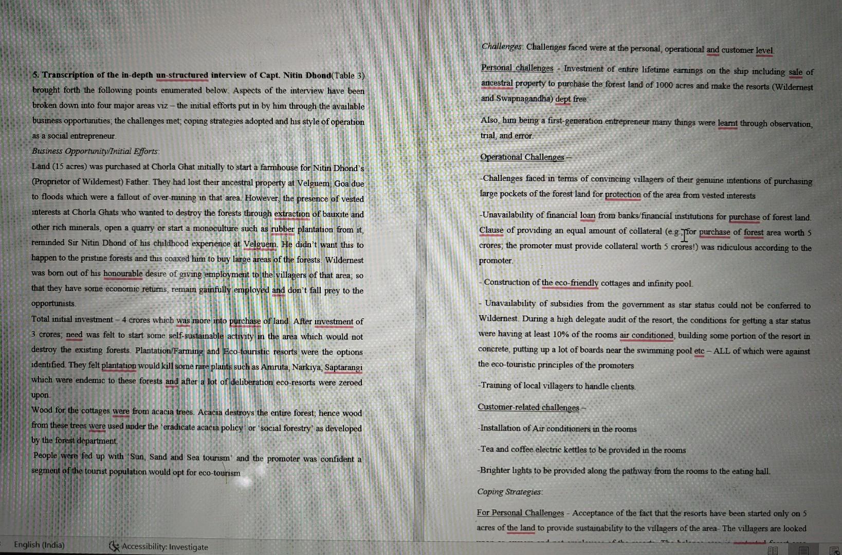 1)identify all the pertinent issues that need to