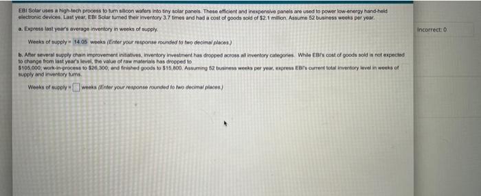 Incorrecto EBI Solar uses a high-tech process to