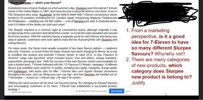 7-Eleven Slurpees-what's your flavour? Everybody