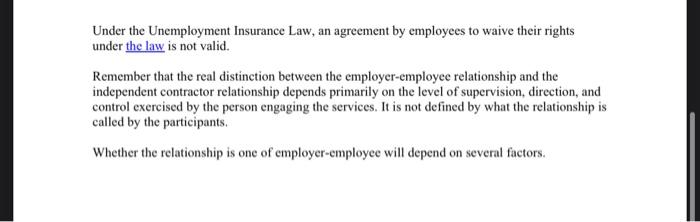 NEW YORK STATE DEPARTMENT OF LABOR UNEMPLOYMENT