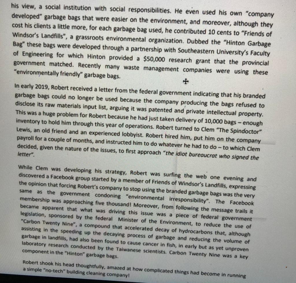 ROBERT HINTON'S JANITORIAL CLEANING SERVICE