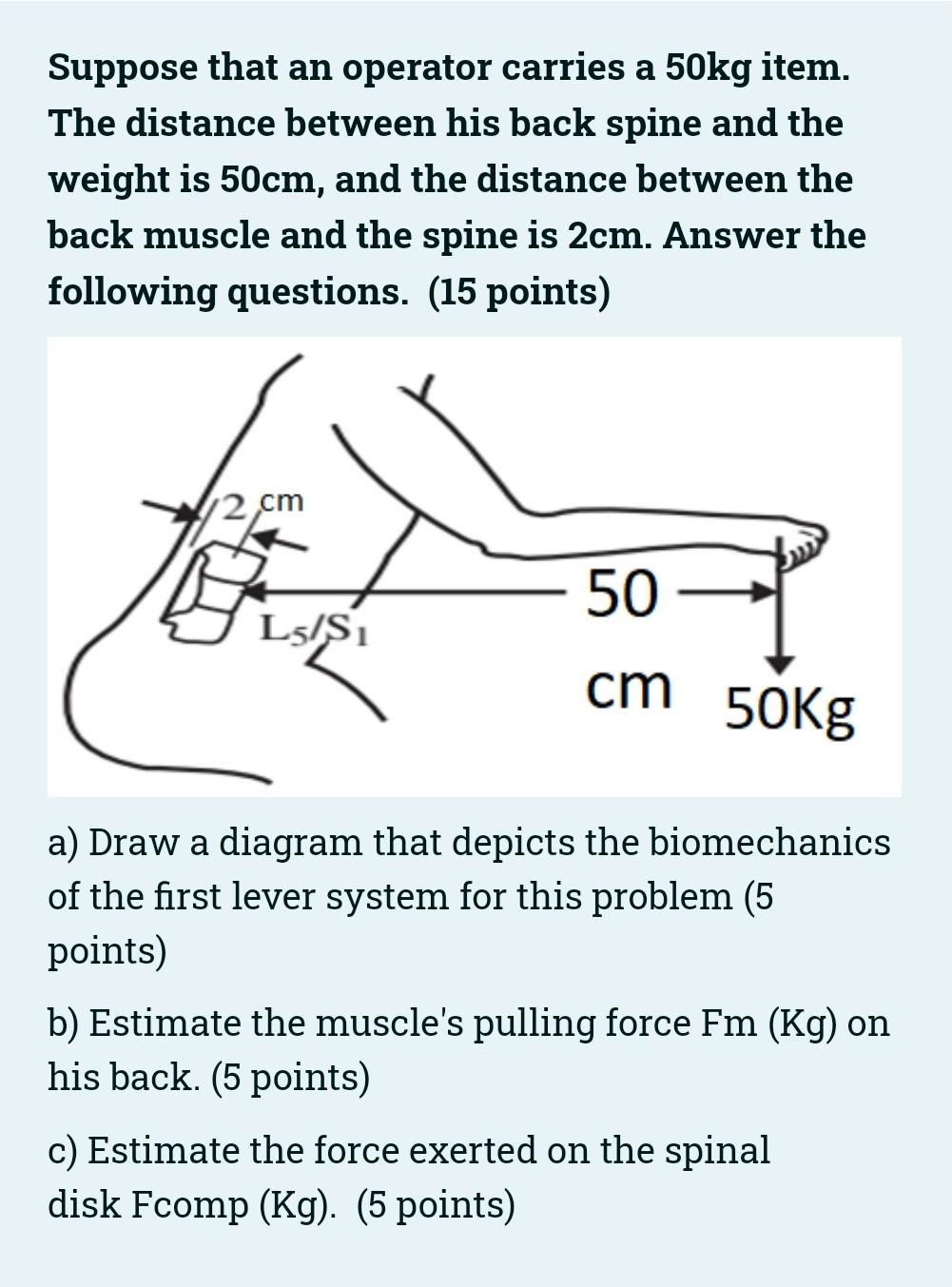 Work Analysis and Design Suppose that an operator