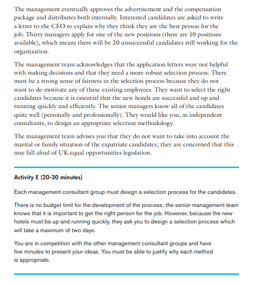 The management eventually approves the