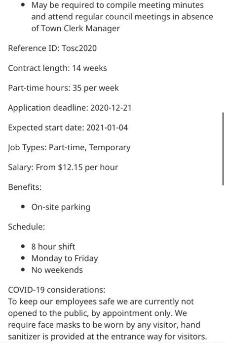 based on the job spec attached answer the