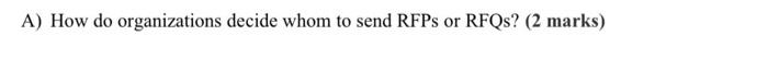 PM (ErliW lerson) A) How do organizations decide