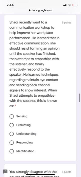 7:44 ..l docs.google.com Written documents 4