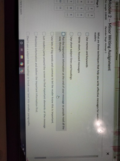what are three techniques that help ypu write