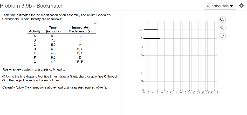 Problem 3.9b - Bookmatch Question Help Task time